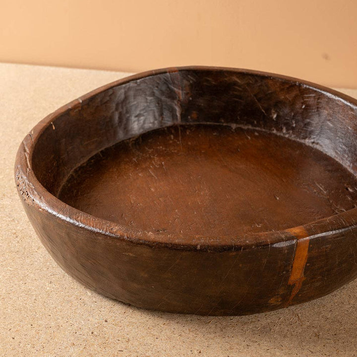 Vintage Wooden Parat Bowl - No.2