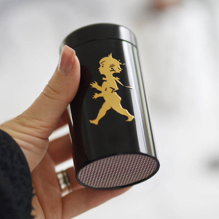 Swedish Match Tube in Black & Gold