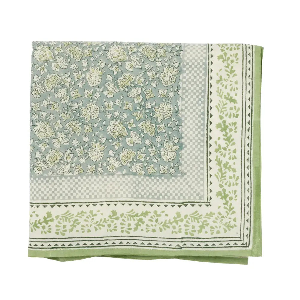 Arushi Tablecloth in Sage & Blue