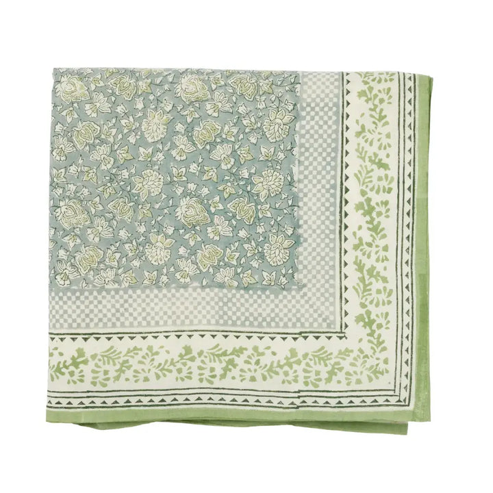 Arushi Tablecloth in Sage & Blue