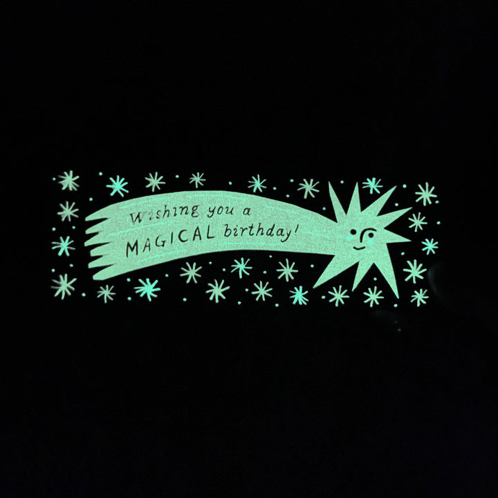 Glow in the Dark Shooting Star Card