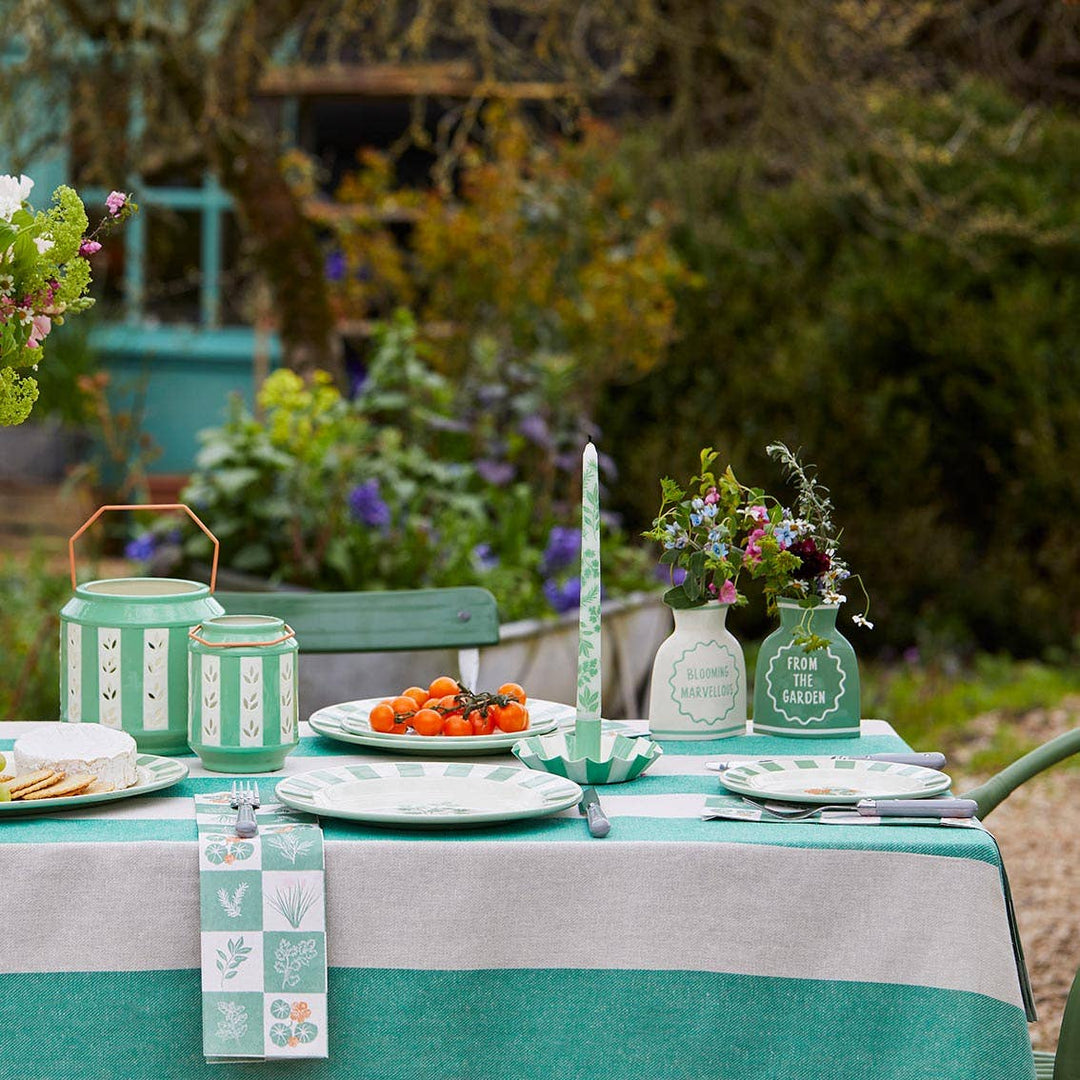 Bon Jardin Green Enamel Lantern - 2 Sizes