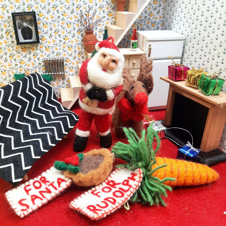 Handmade Felt Snack for Rudolph Decoration