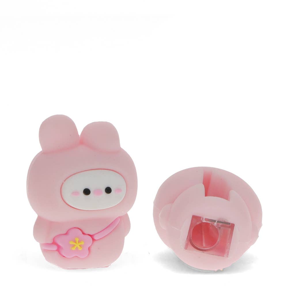 Pencil sharpener - Pink bunny