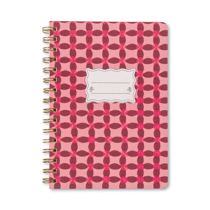Pinwheel Pink A5 Twin Wire Notebook