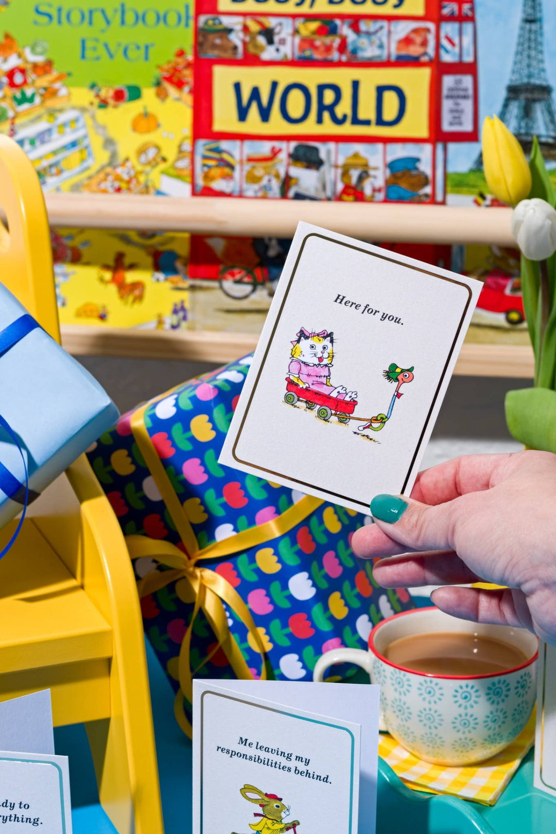 Worry - Mini Card by Richard Scarry