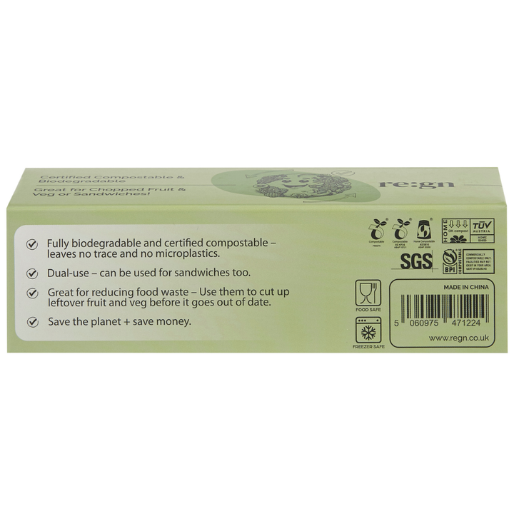 Compostable & Biodegradable 2L Food and Freezer Bags