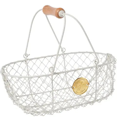 Small Harvest Basket in Buttermilk