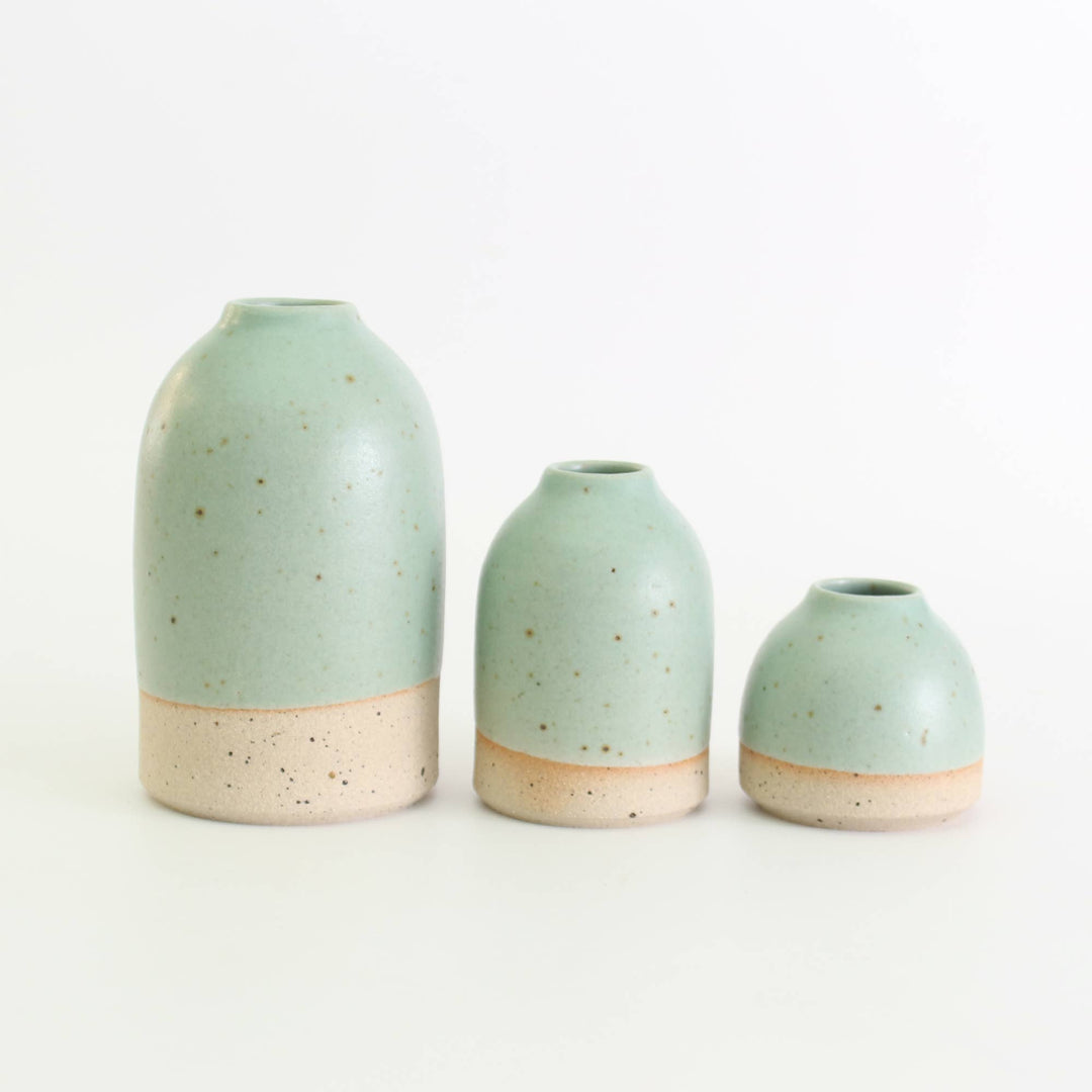 Mint Green Stoneware Vase