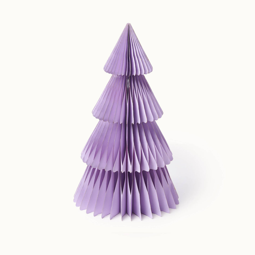 Lavender Paper Christmas Tree - 50cm