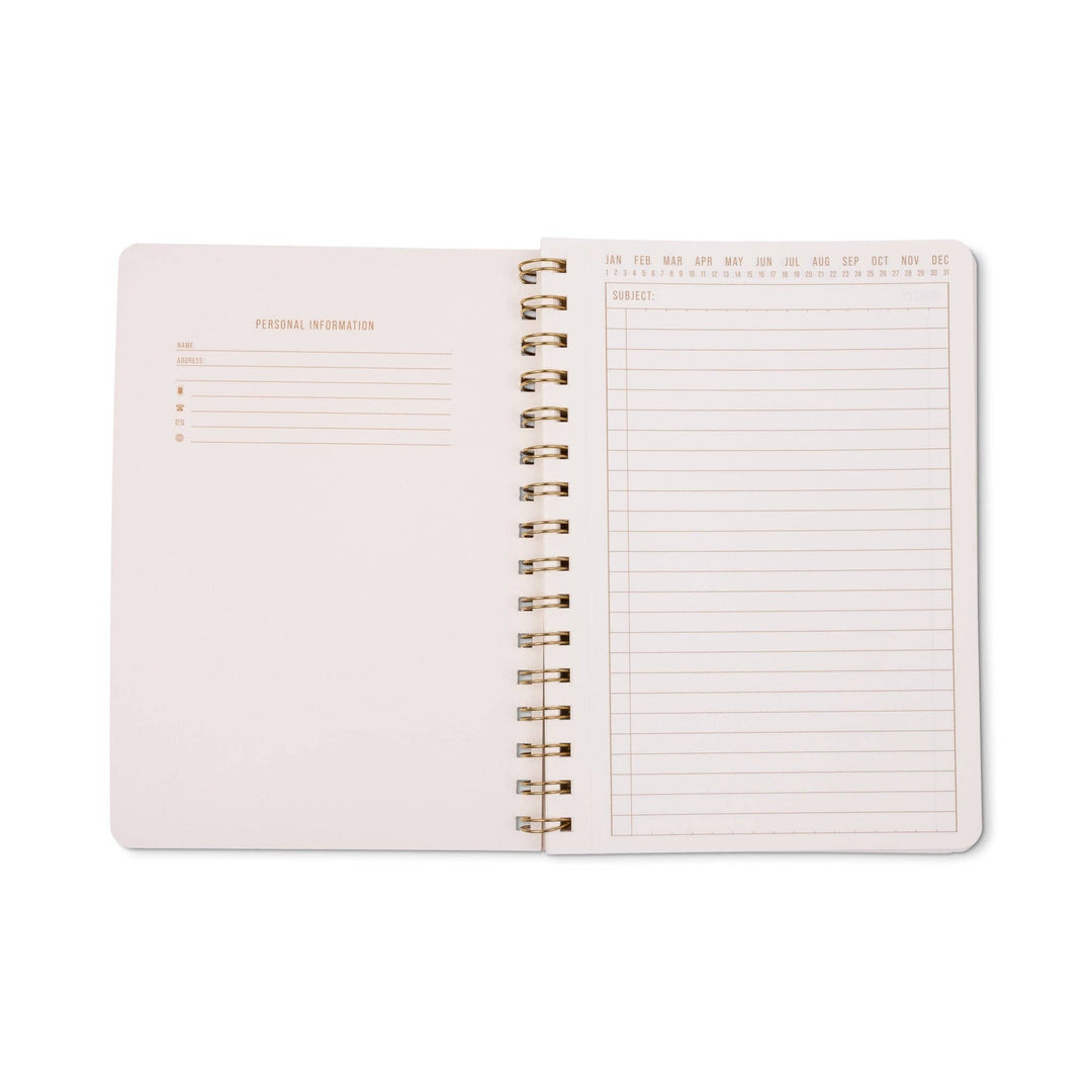 Pinwheel Pink A5 Twin Wire Notebook