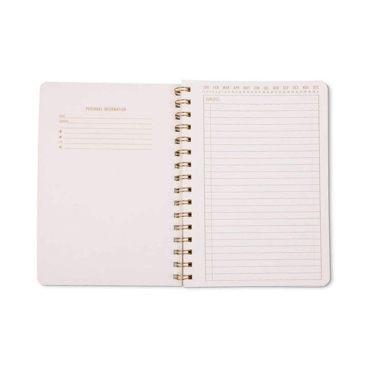 Pinwheel Pink A5 Twin Wire Notebook