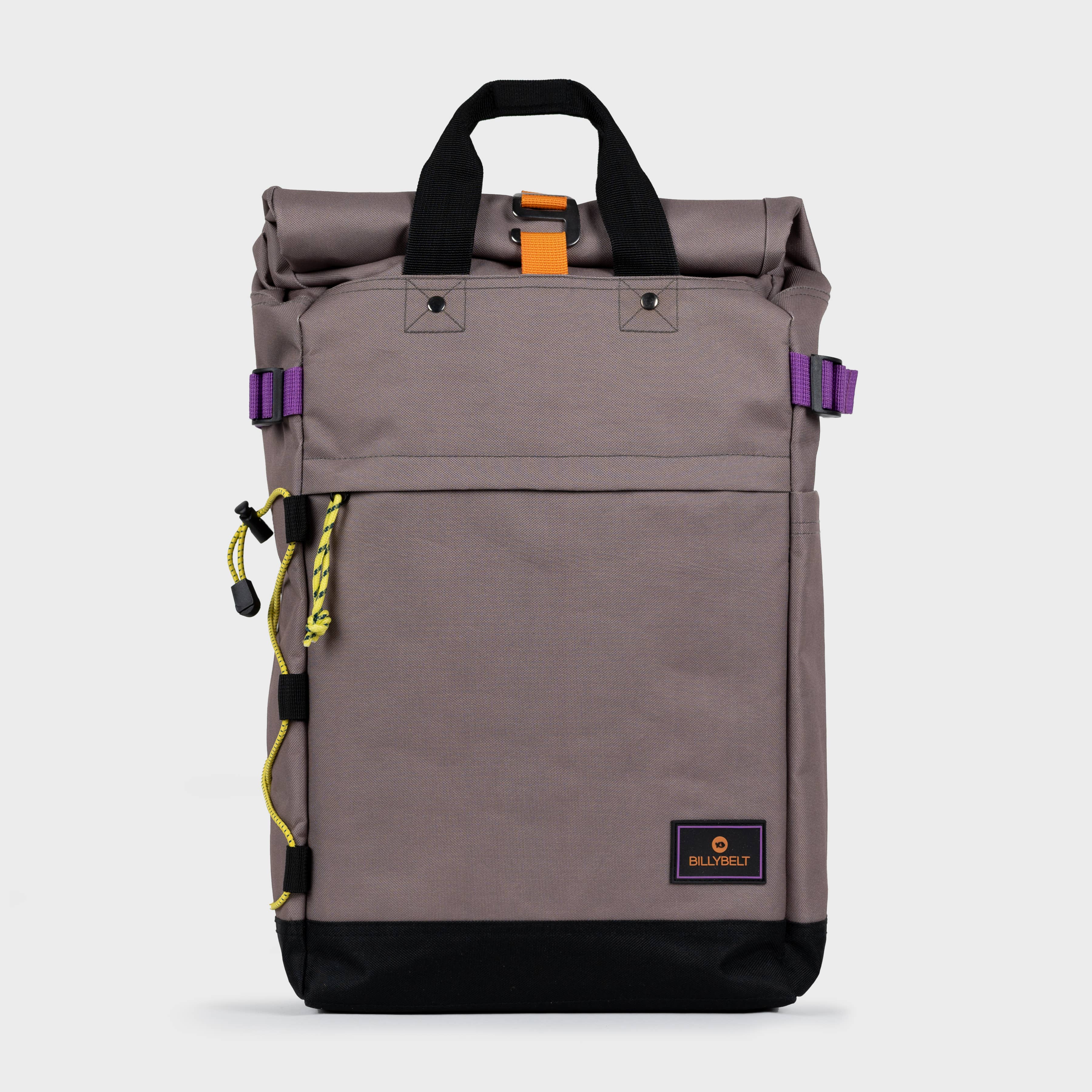 100% Recycled Polyester Roll-Top Backpack in Taupe – Quince & Cook