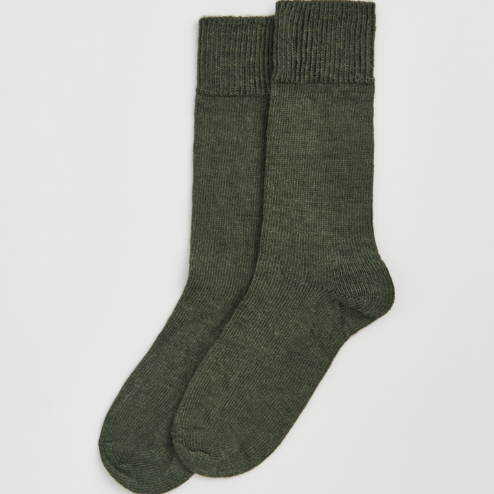 Pairs Glen Green Alpaca Socks
