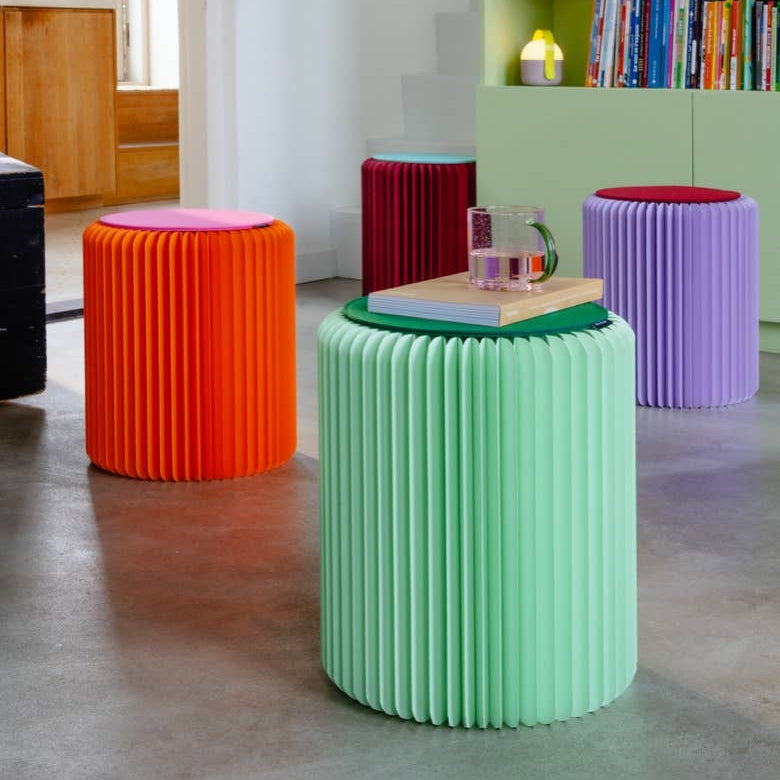 Papillon Paper Stool in Mint