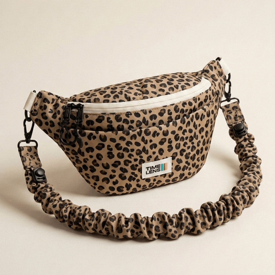 Leopard Banana Bag