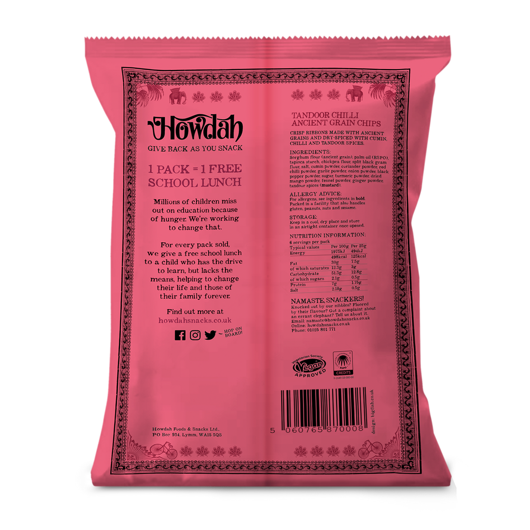 Tandoor Chilli Ancient Grain Chips 35g