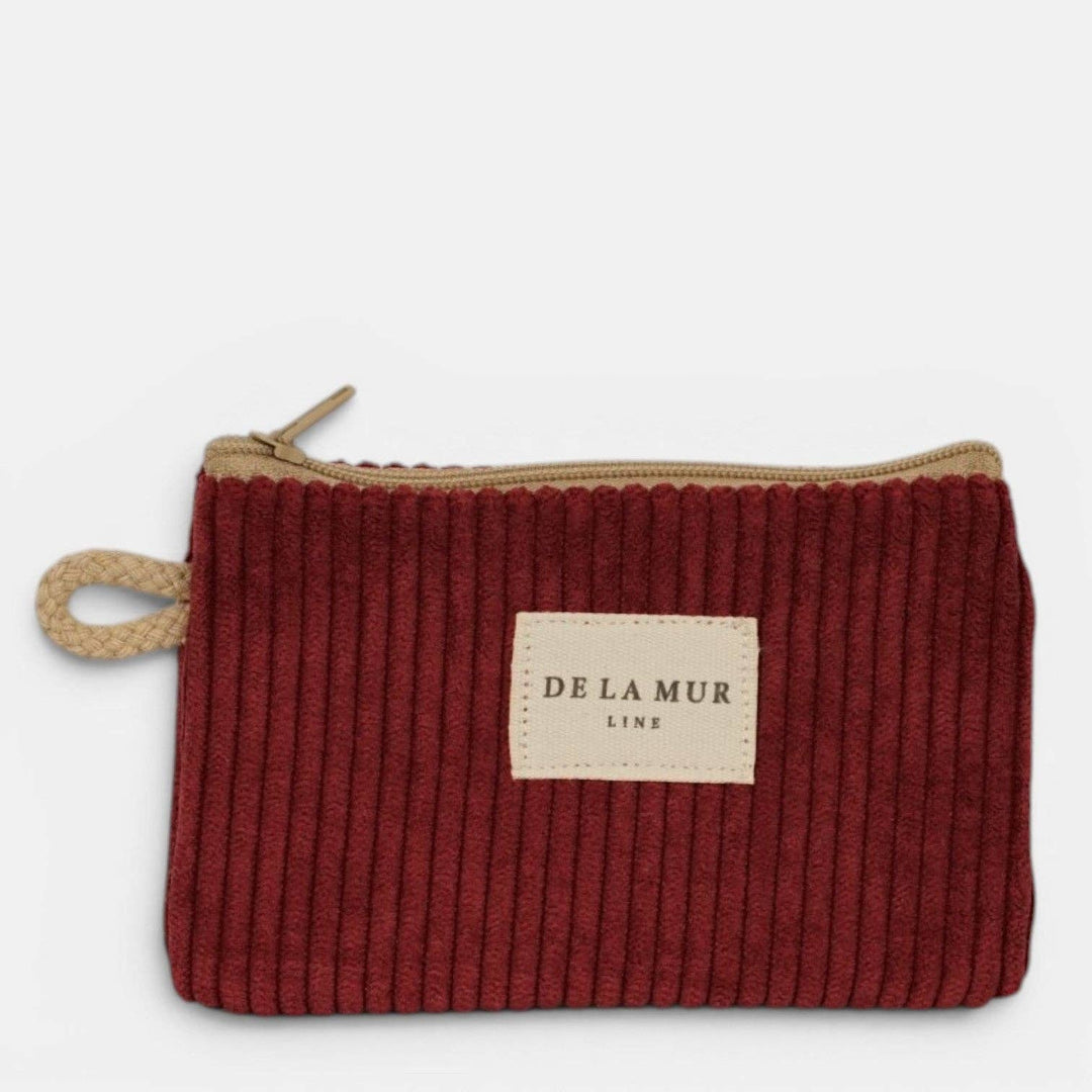 Wine Corduroy Wallet