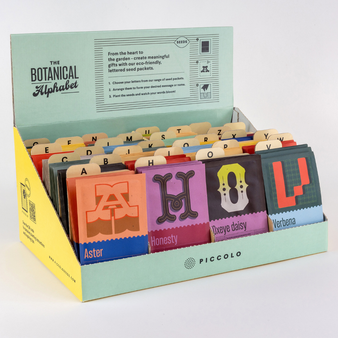 Botanical Alphabet Seeds