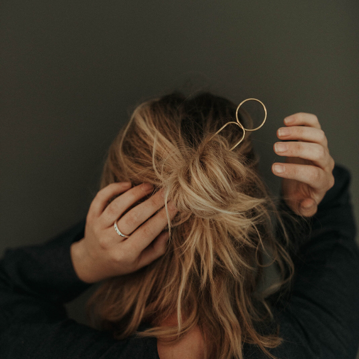 Minimal Brass Hairpin - Loop