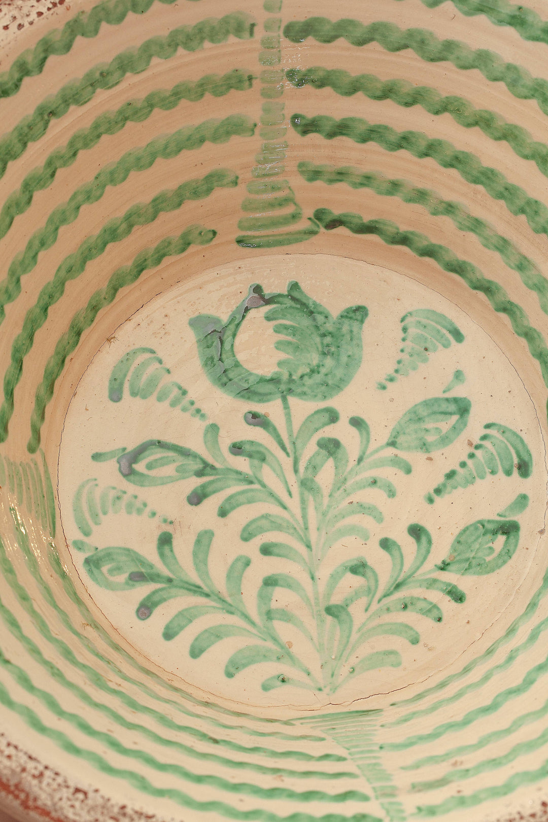 Green Lebrillos Granaínos Oversized Bowls
