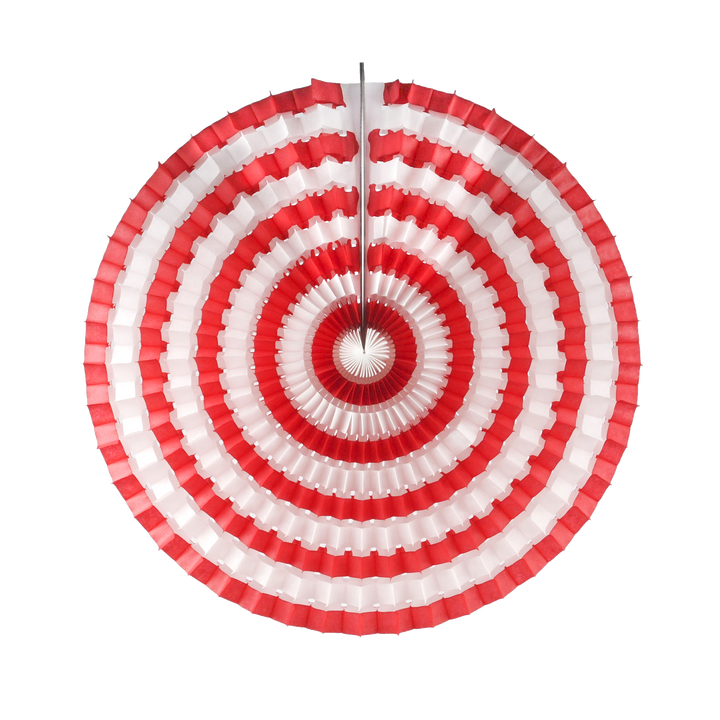 Candy Cane Stripe Fan - 40cm