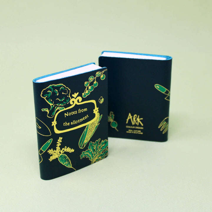 Illustrated Midi Leather Journal: Notes from the allotment