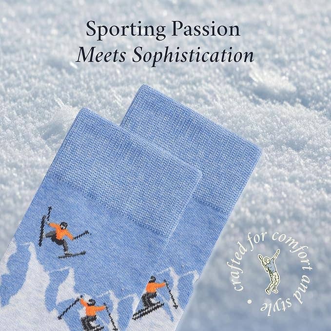 The Kamikaze Skier | Novelty Socks for Skiing Fans
