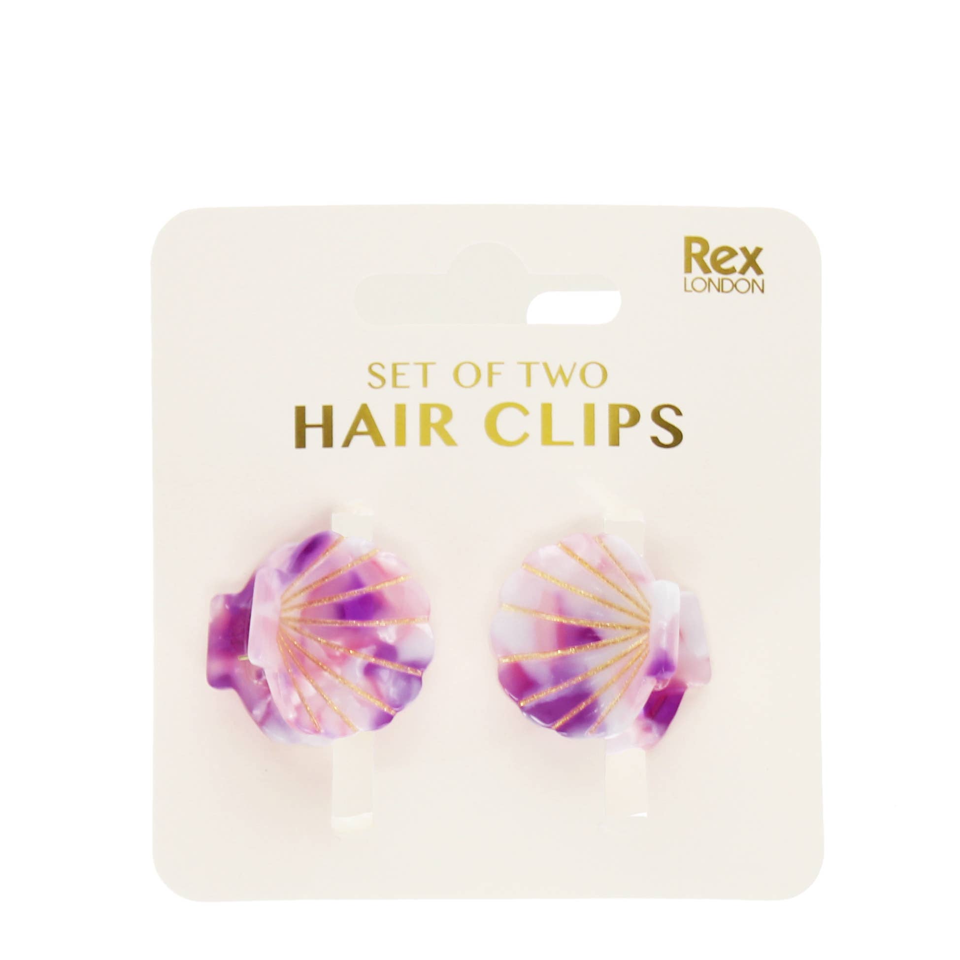 Mini Hair Claw Clips (set of 2) - Seashells | Kids Toys | Quince & Cook