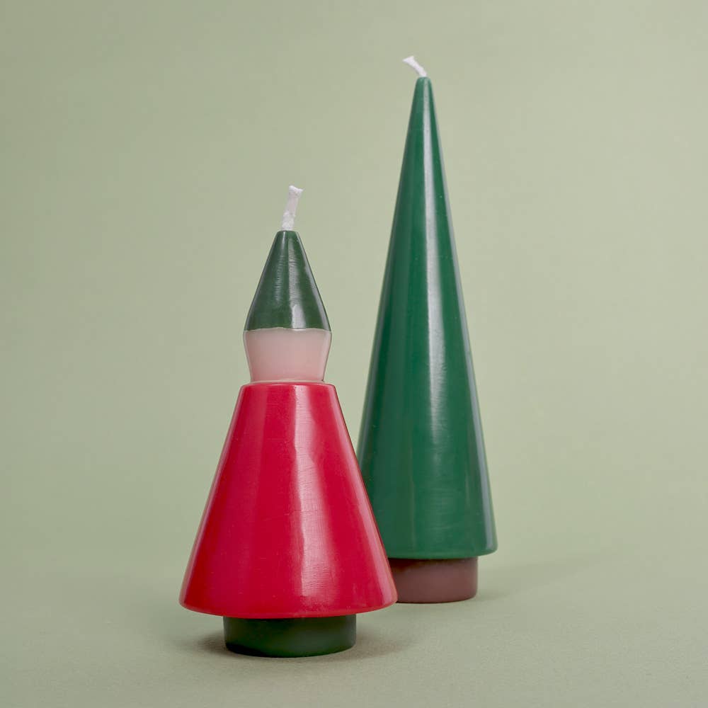 Elf Christmas Candle Set