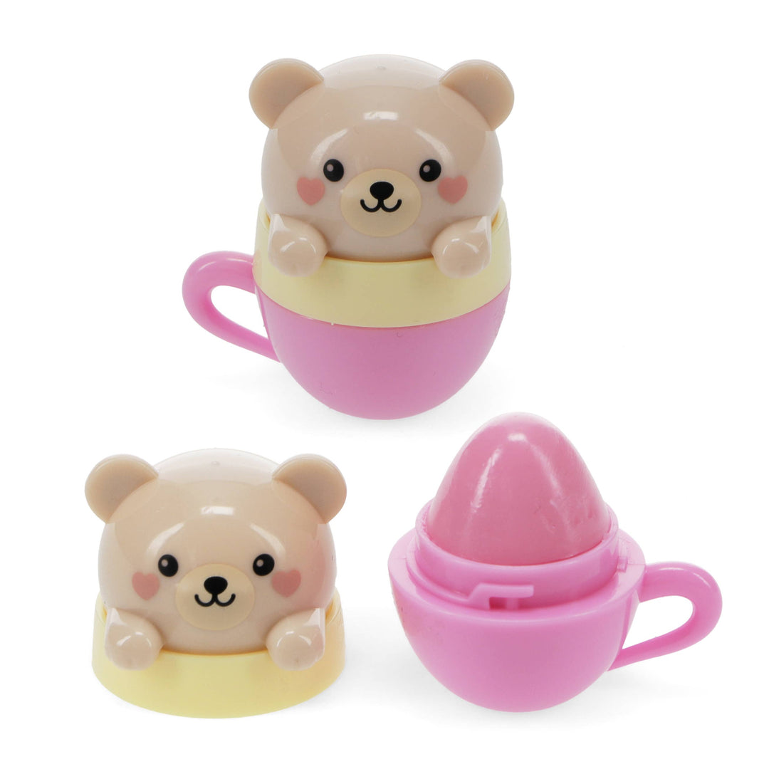 Mini Berry Lip Balm - Assorted Teacup Animal