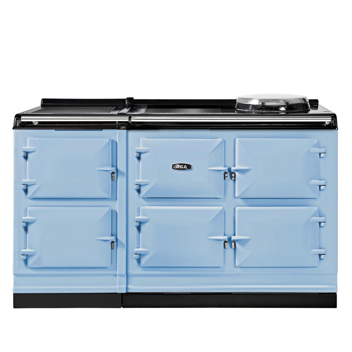 duck egg blue AGA eR7i Series 150 Electric stove on a white background