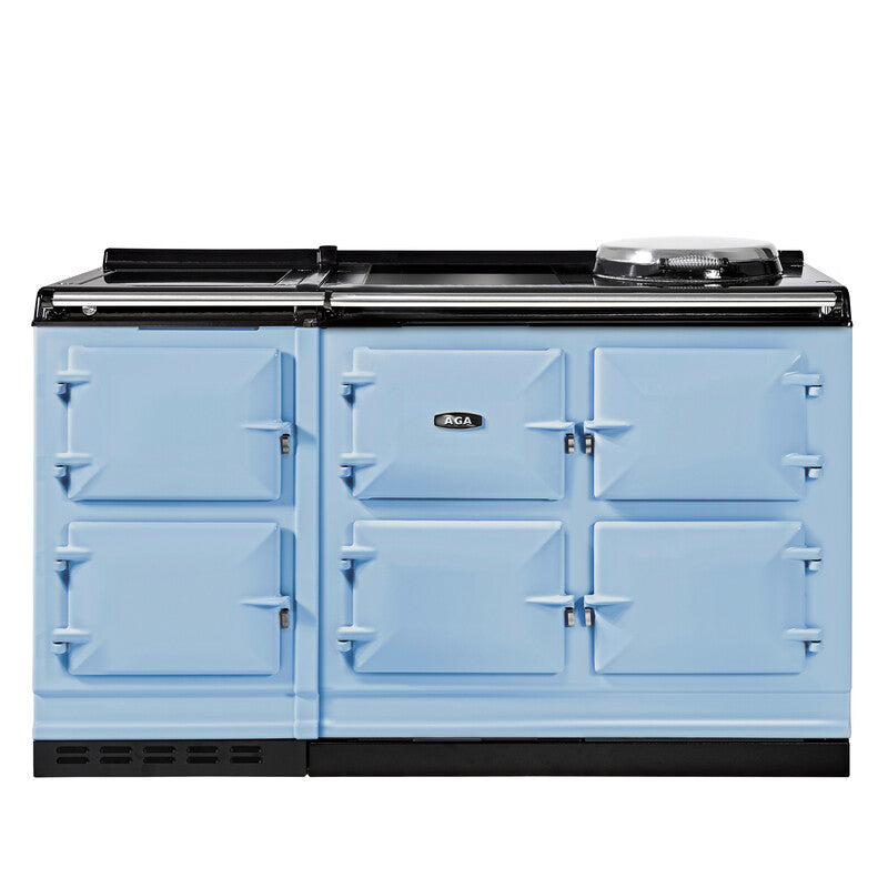 Duck Egg Blue AGA eR7i Series 150 Electric stove on a white background