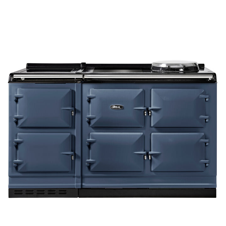 Blue AGA eR7i Series 150 Electric stove on a white background