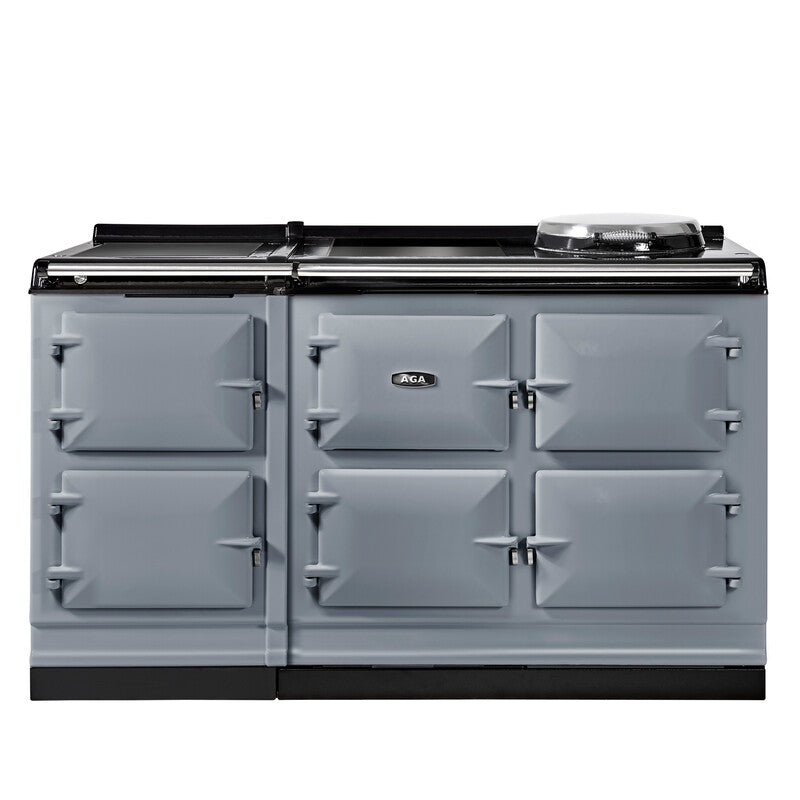 Grey AGA eR7i Series 150 Electric stove on a white background