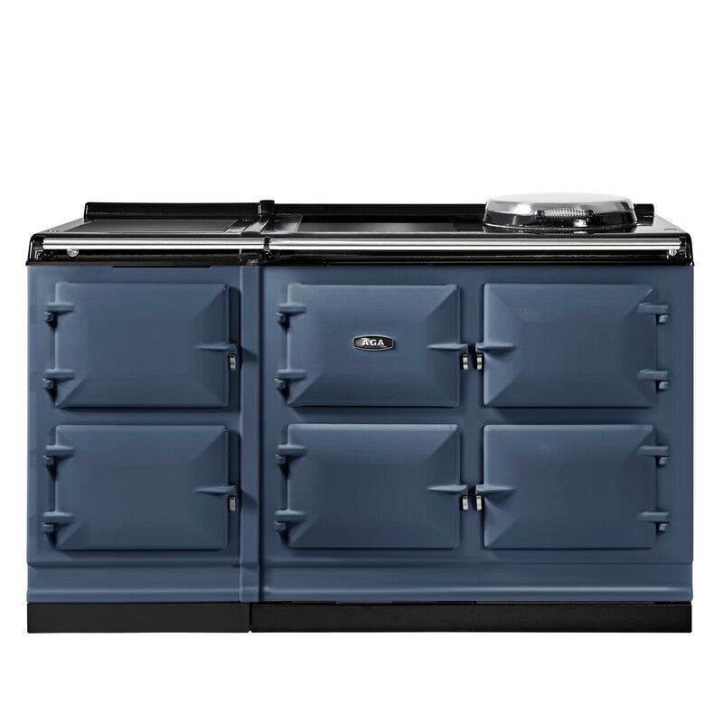 Blue AGA eR7i Series 150 Electric stove on a white background