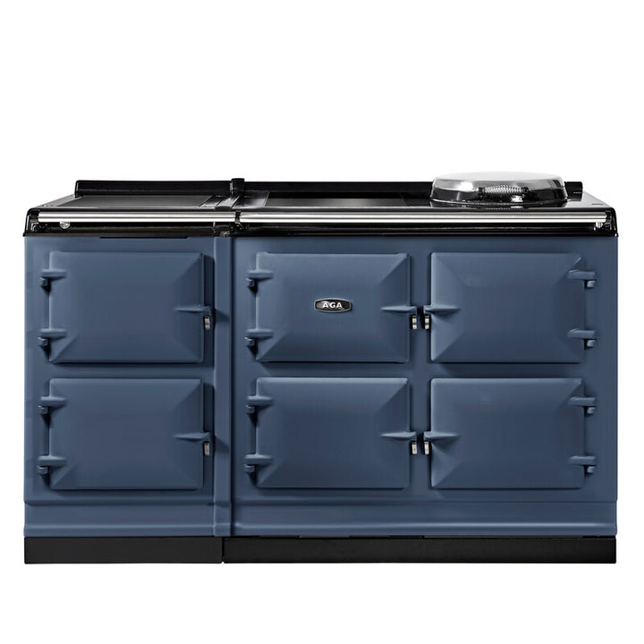Blue AGA eR7i Series 150 Electric stove on a white background