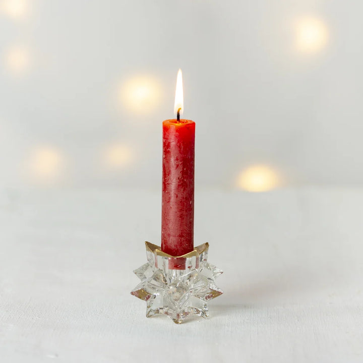 Star Glass Candle Holder