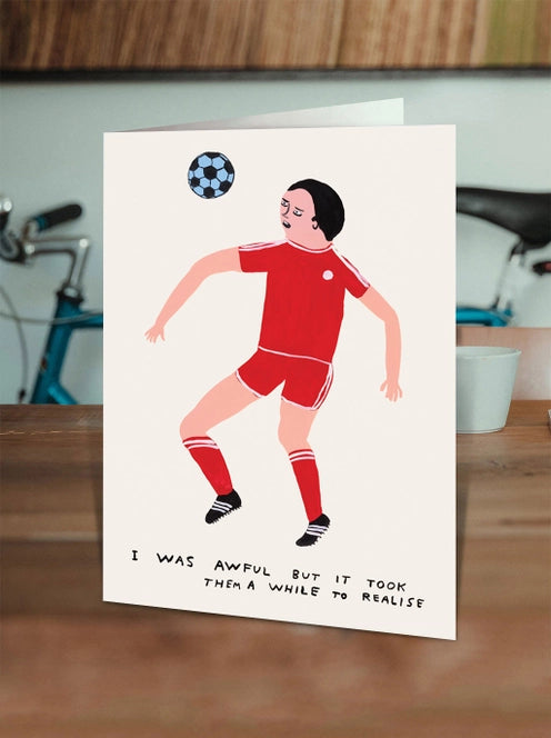 Awful Football Greeting Card