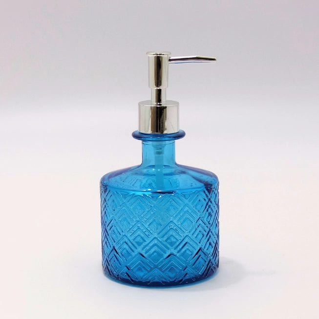 Azure Recycled Glass Soap Dispenser