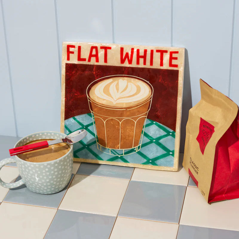Flat White - Shell Wall Tile