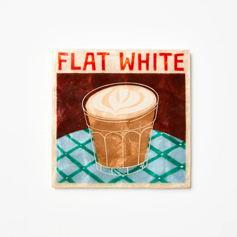 Flat White - Shell Wall Tile