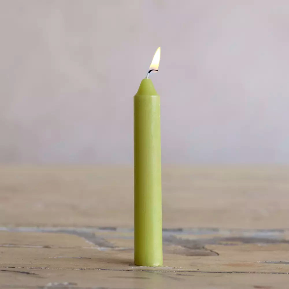 Short Rustic Dinner Candles