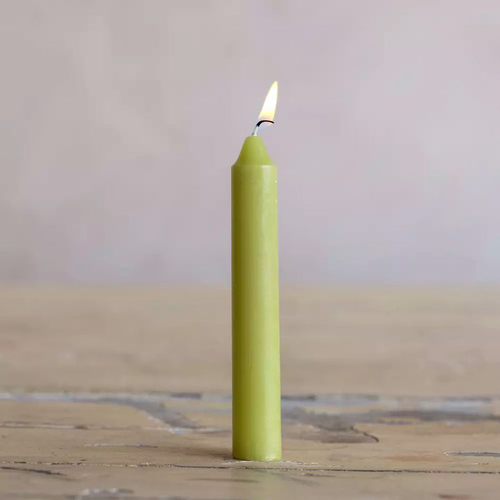 Short Rustic Dinner Candles