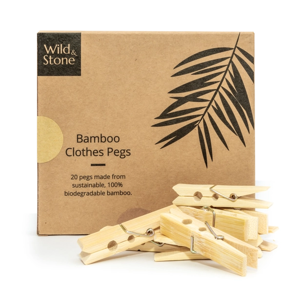 Wooden Clothes Pegs - Pack of 20