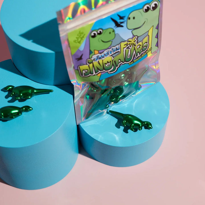 Dissolvable Dinosaurs - Kiwi Scented Bath Pearls