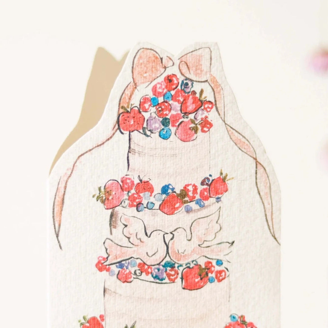 Berry Gateaux Hand-Cut Card