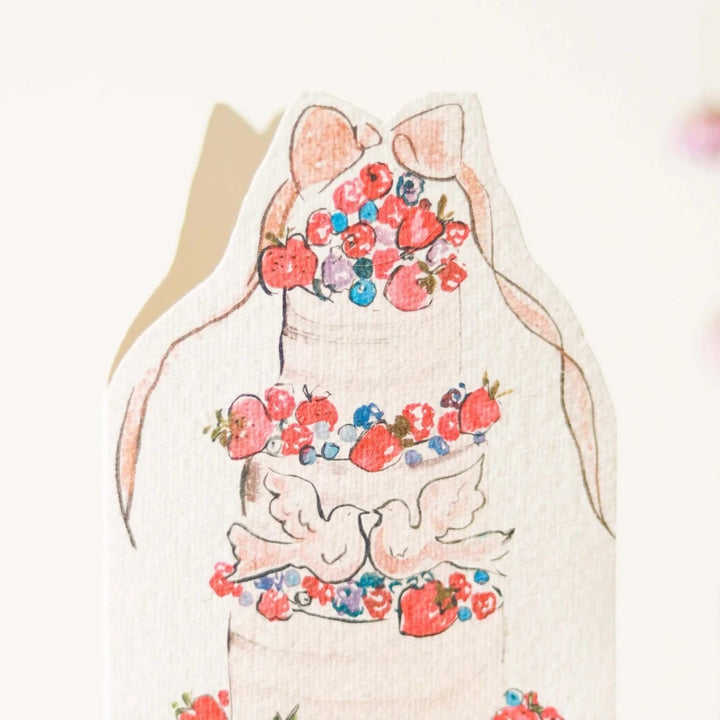 Berry Gateaux Hand-Cut Card