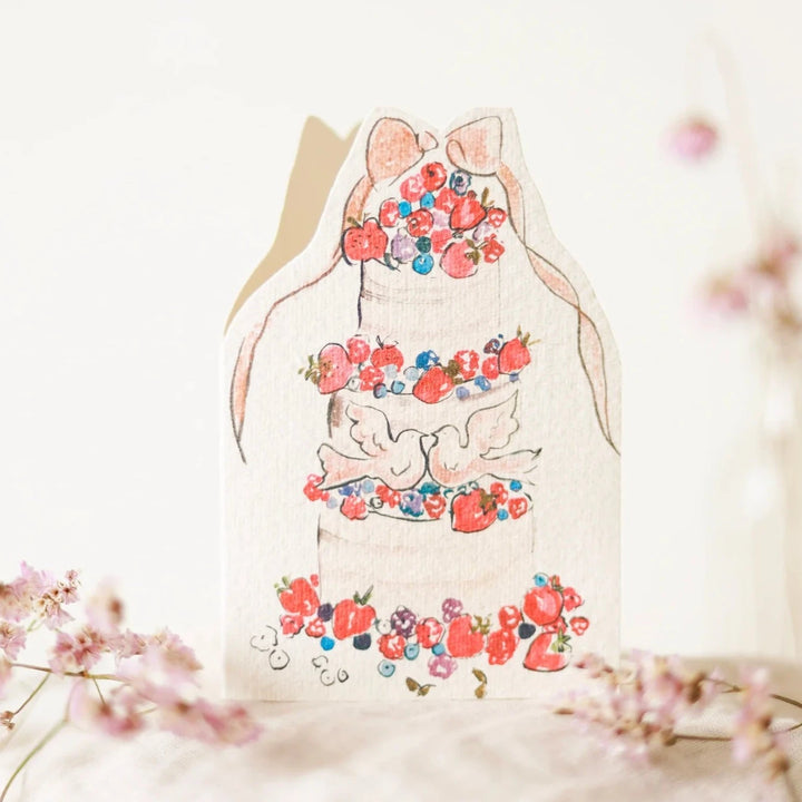 Berry Gateaux Hand-Cut Card