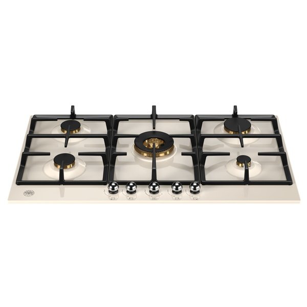 Bertazzoni gas hob p905cherax in white showcase image 